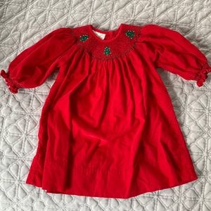 Strasburg Christmas Smocked Dress